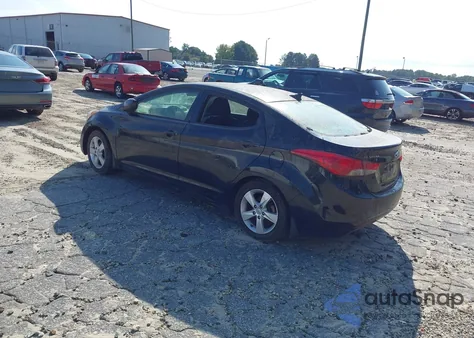 2013 Hyundai Elantra Gls из США, поврежденный, VIN 5NPDH4AE6DH261847